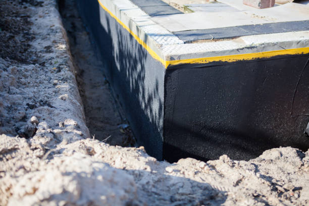 Residential Exterior Waterproofing installation at a Deerfield, MI home by SJ Waterproofing Pros